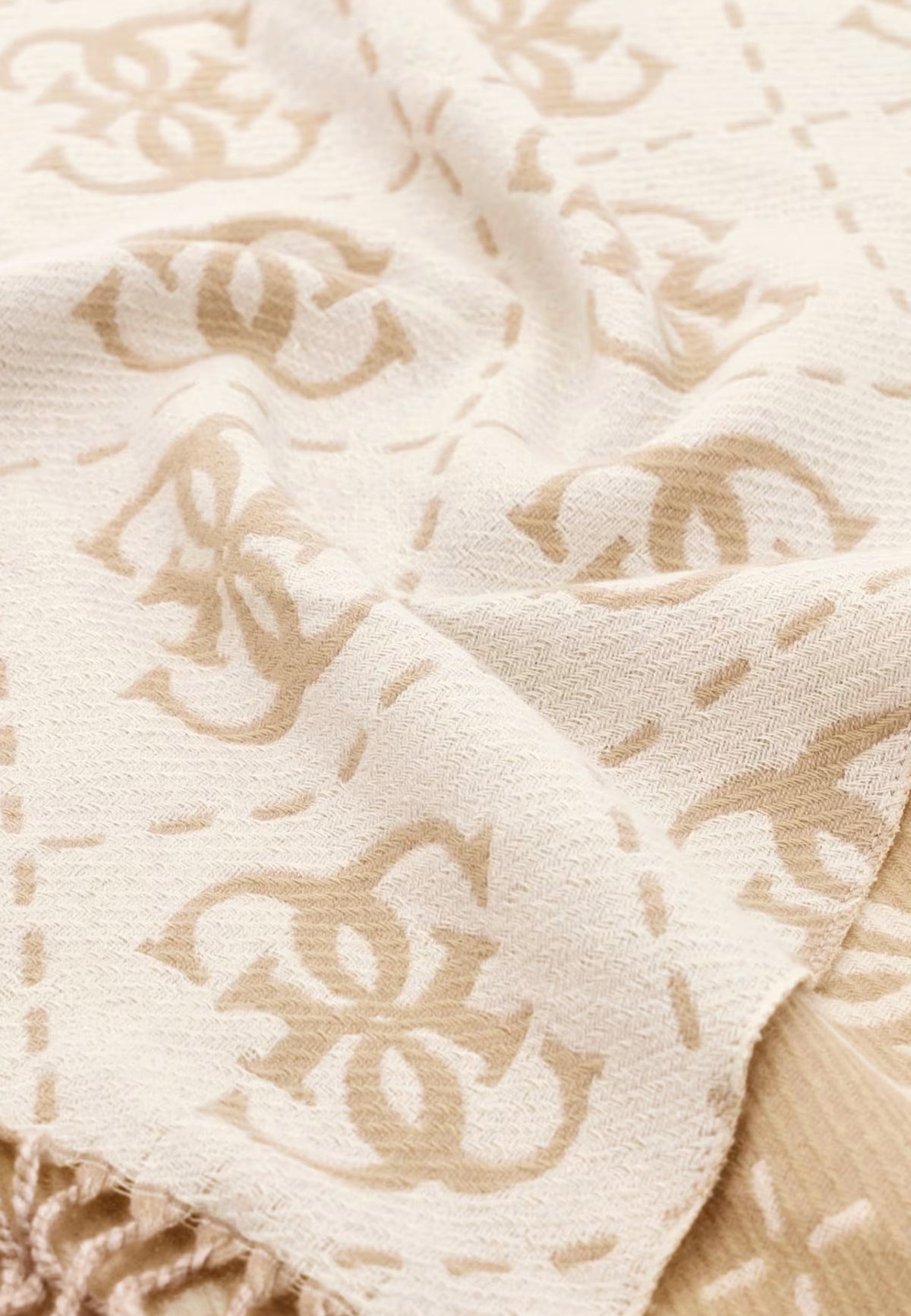 Écharpe Guess couleur blanc — vue 2