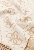 Écharpe Guess couleur blanc — vue 2