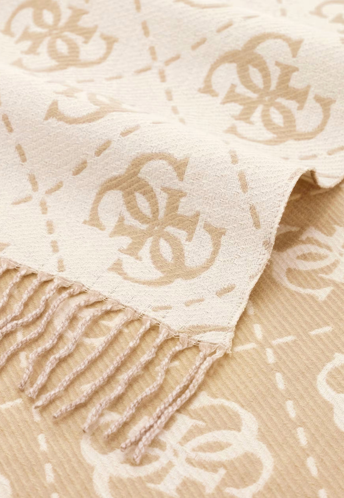 Écharpe Guess couleur blanc — vue 3