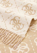 Écharpe Guess couleur blanc — vue 3