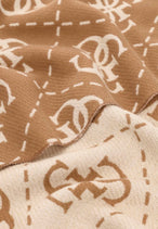 Écharpe Guess couleur beige — vue 2