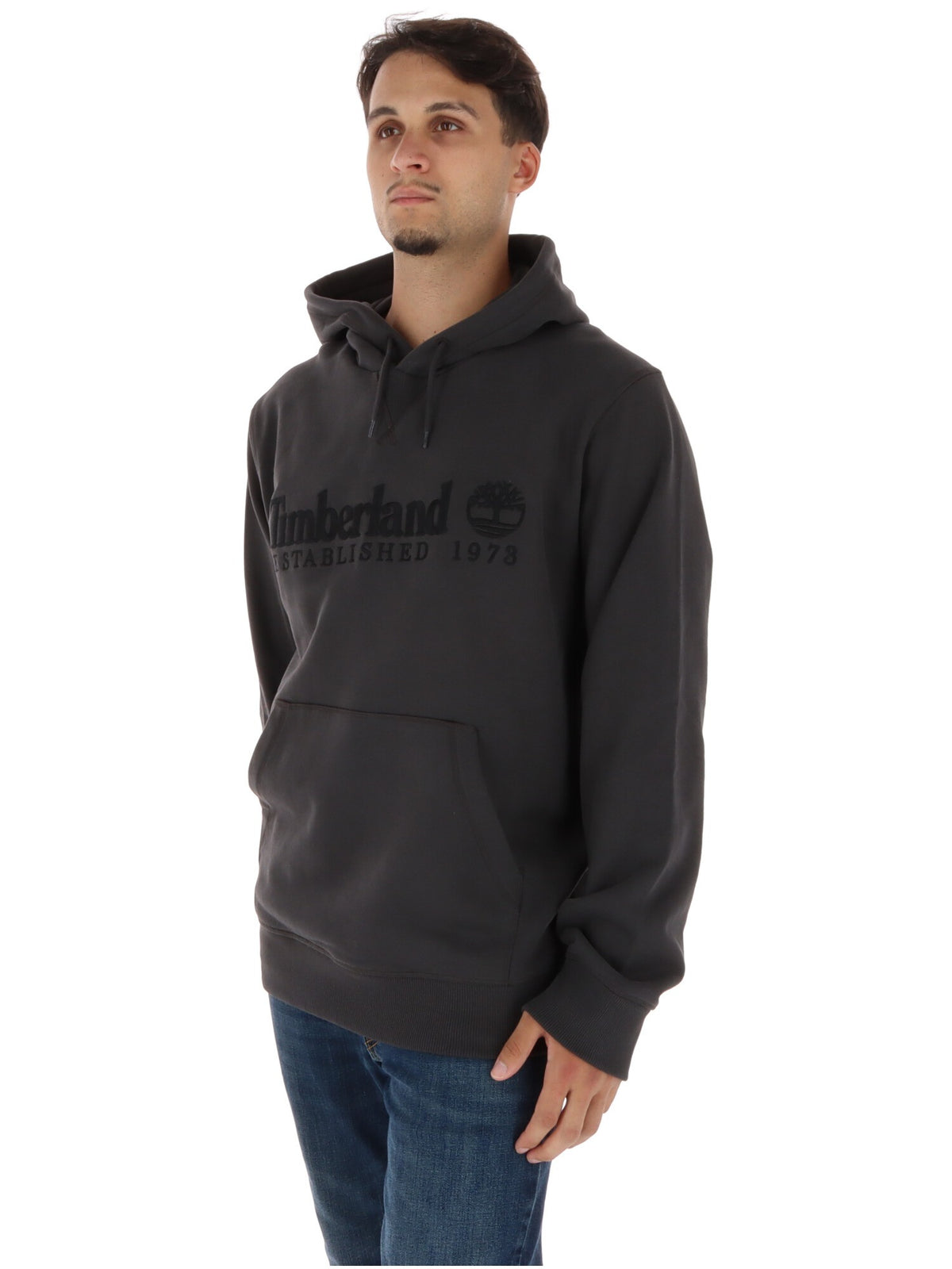 Sweat Timberland couleur gris — vue 3