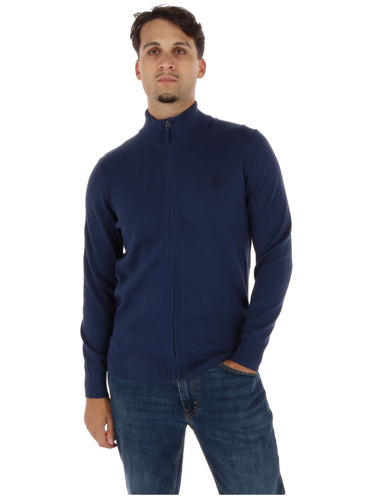 Cardigan Timberland couleur bleu