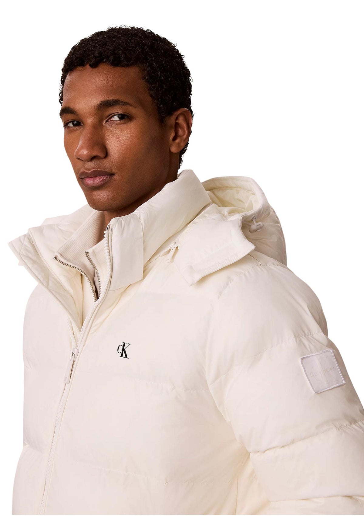 Veste Calvin Klein Jeans couleur blanc — vue 3