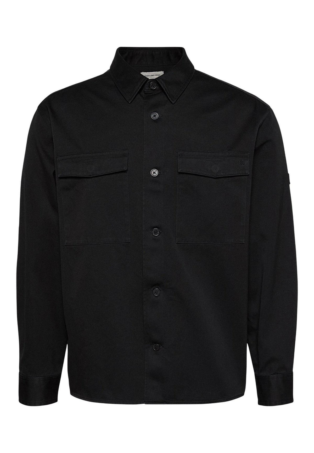 Chemise Calvin Klein Jeans couleur noir — vue 4