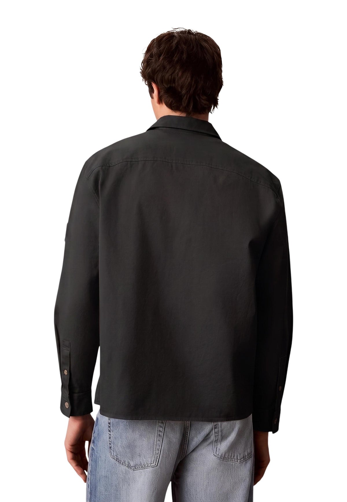 Chemise Calvin Klein Jeans couleur noir — vue 3