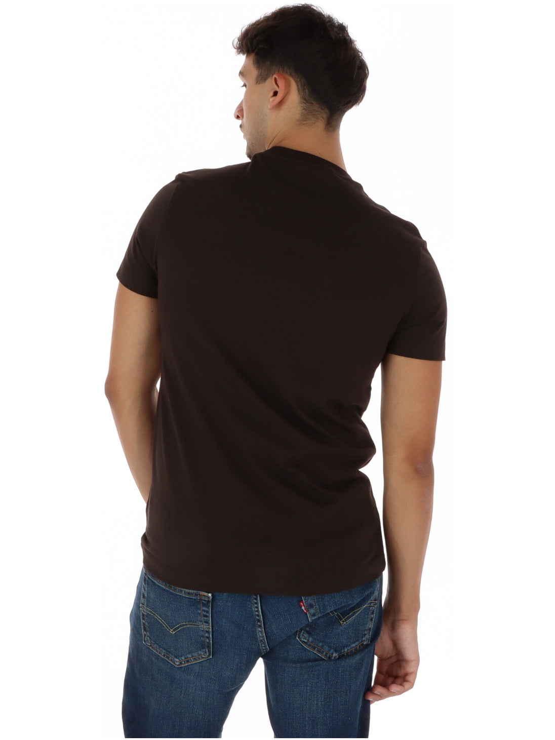 T-shirt Timberland couleur marron — vue 2