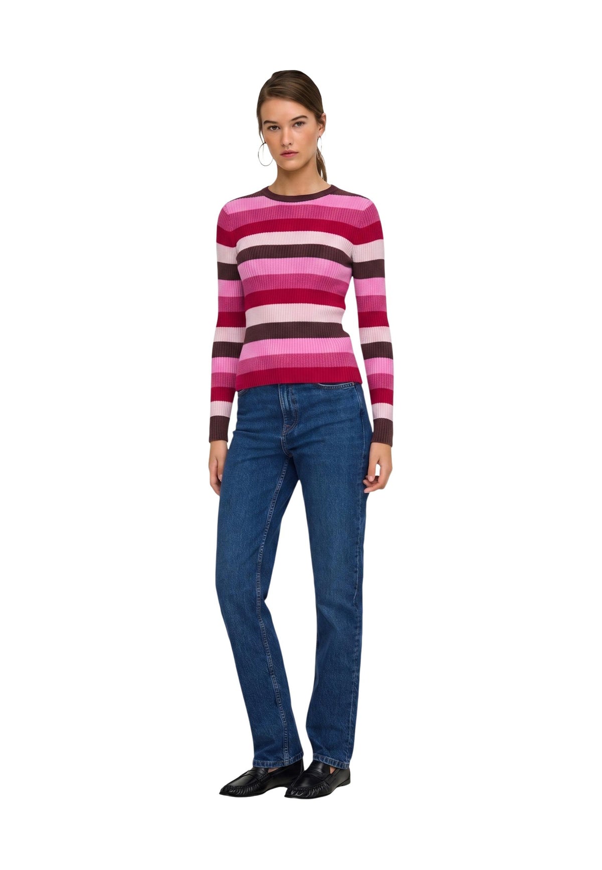 Pull Only couleur fuchsia — vue 4