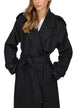 Manteau Only couleur noir — vue 3