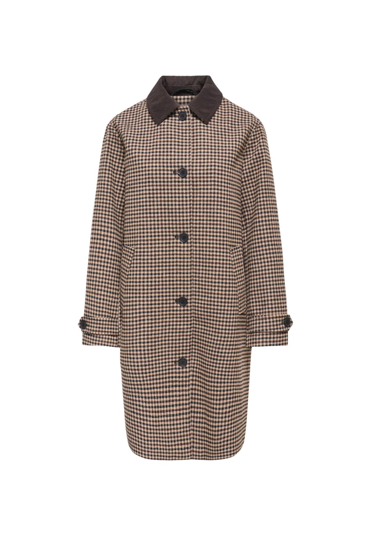 Manteau Jacqueline De Yong couleur marron — vue 3