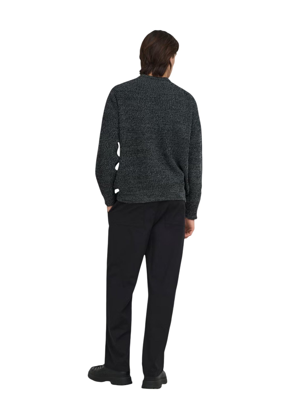 Pull Only & Sons couleur gris — vue 3