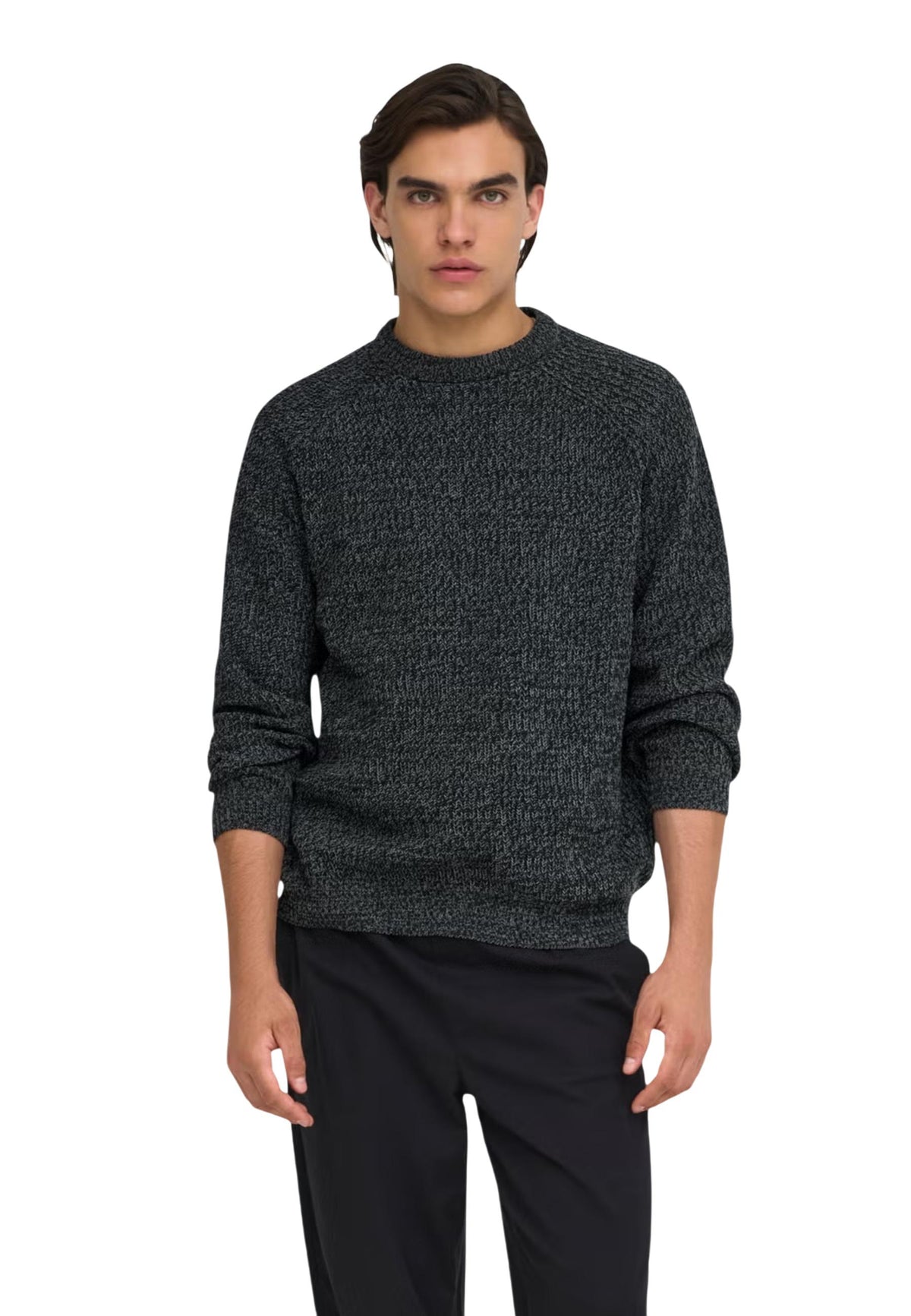 Pull Only & Sons couleur gris