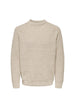 Pull Only & Sons couleur beige — vue 2