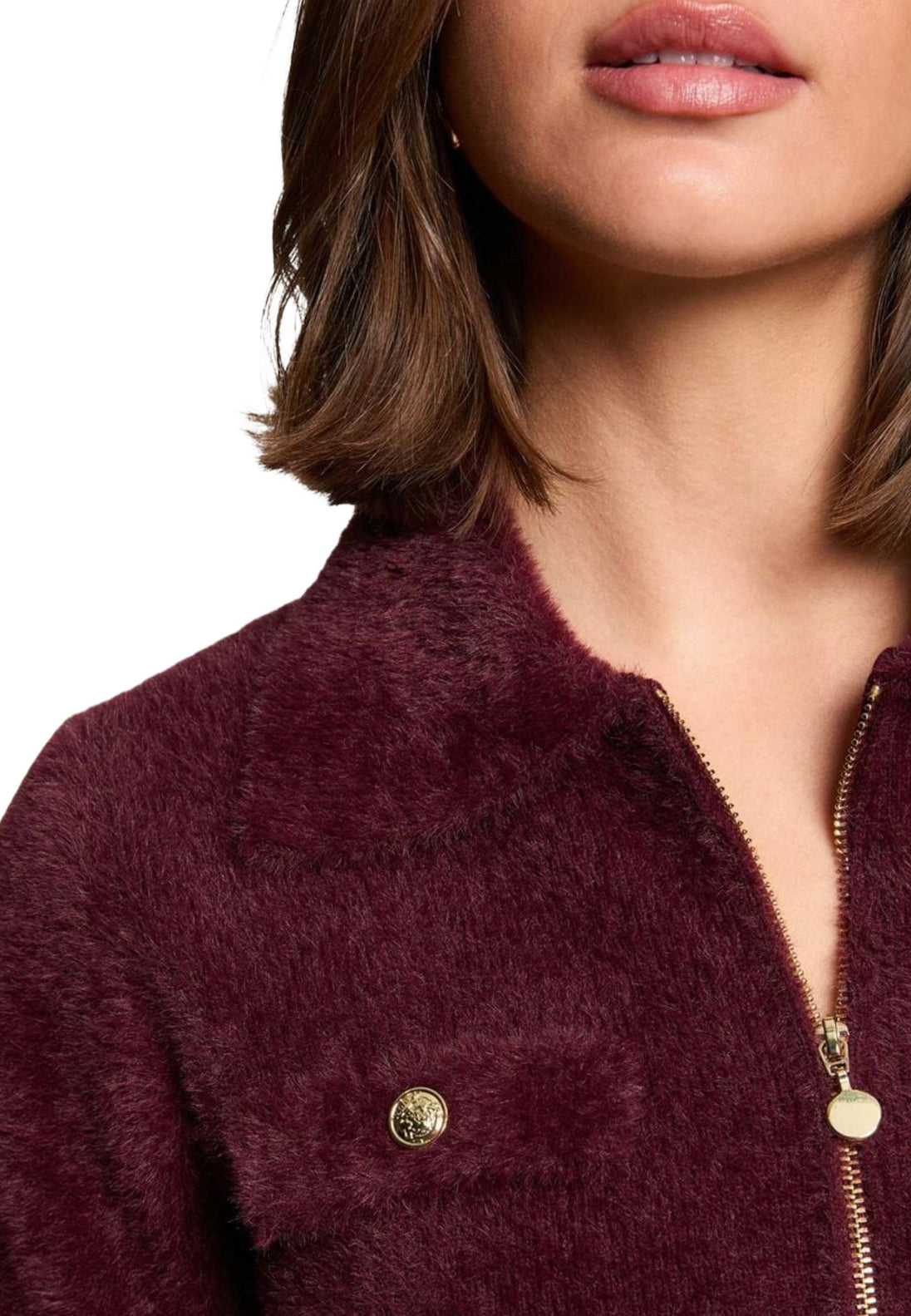 Pull Morgan De Toi couleur bordeaux — vue 4