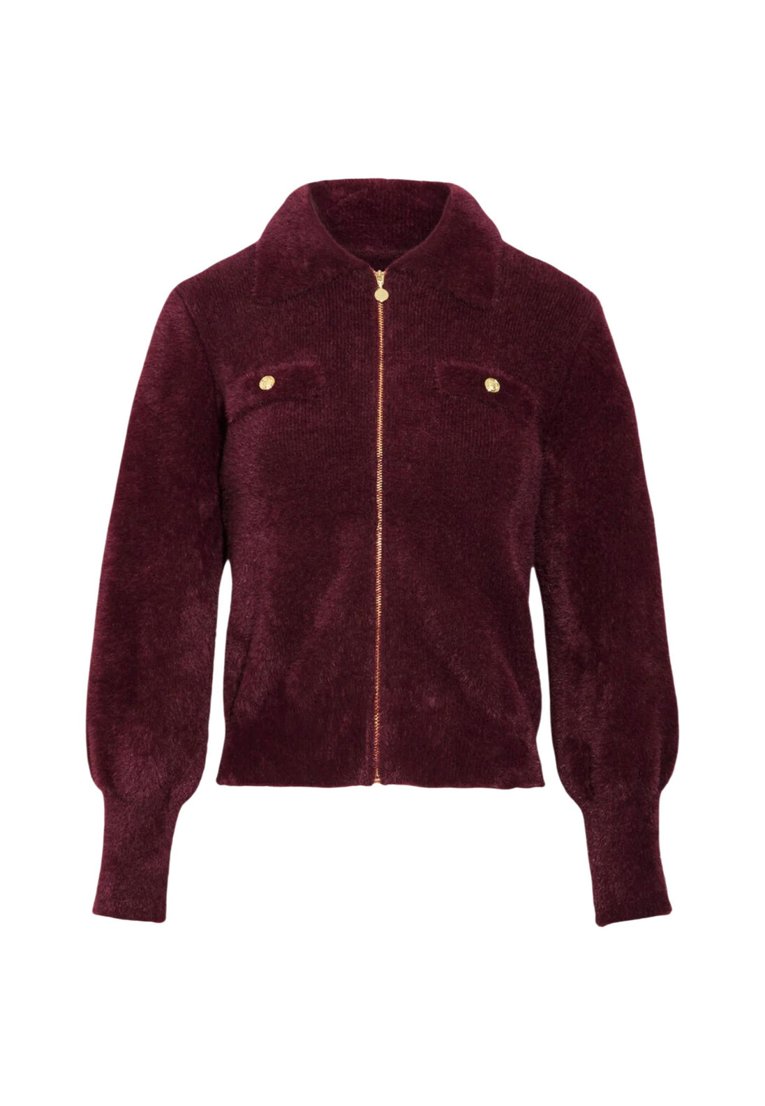 Pull Morgan De Toi couleur bordeaux — vue 3