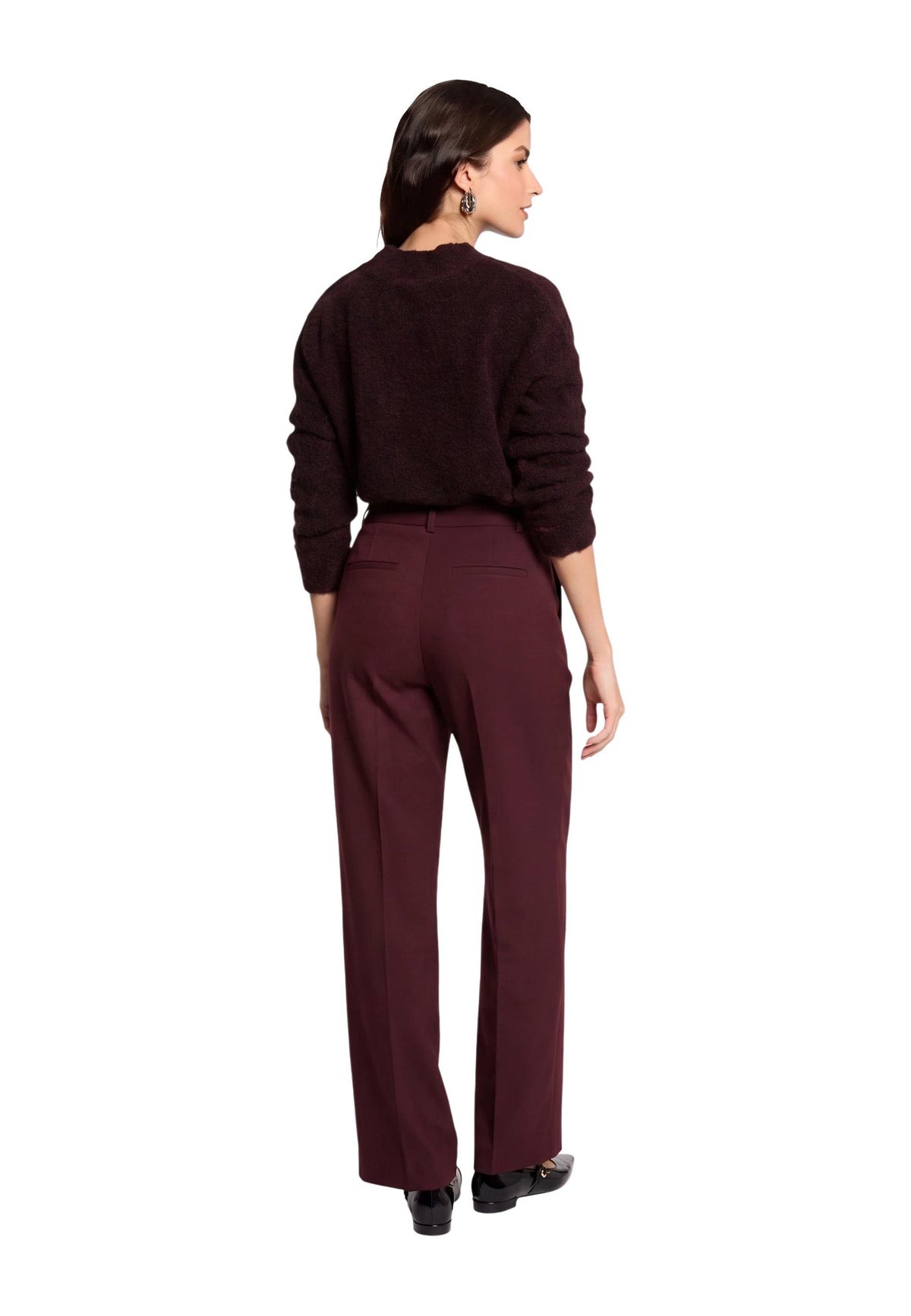 Pantalon Morgan De Toi couleur bordeaux — vue 3