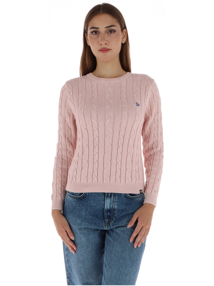 Pull Superdry couleur rose