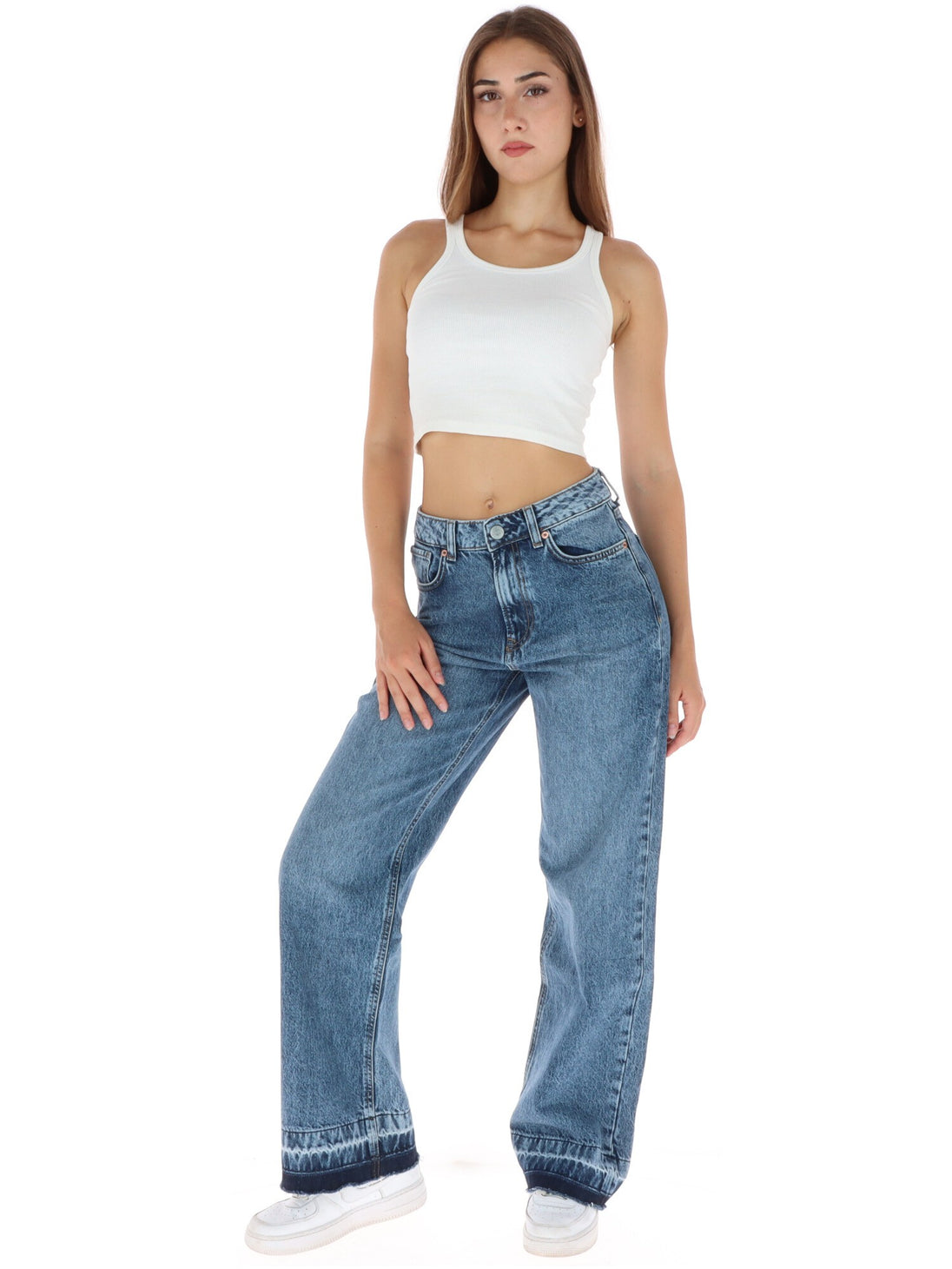 Jean Pepe Jeans couleur bleu — vue 4