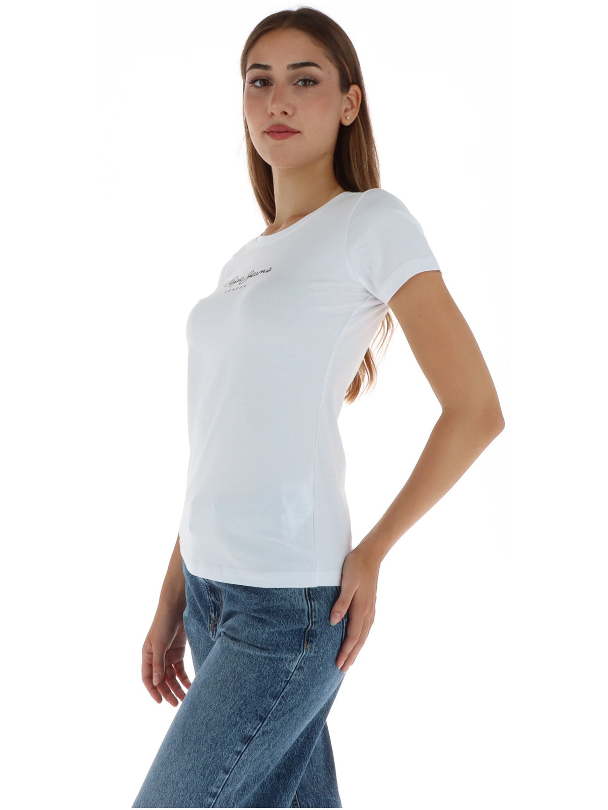 T-shirt Pepe Jeans couleur blanc — vue 2