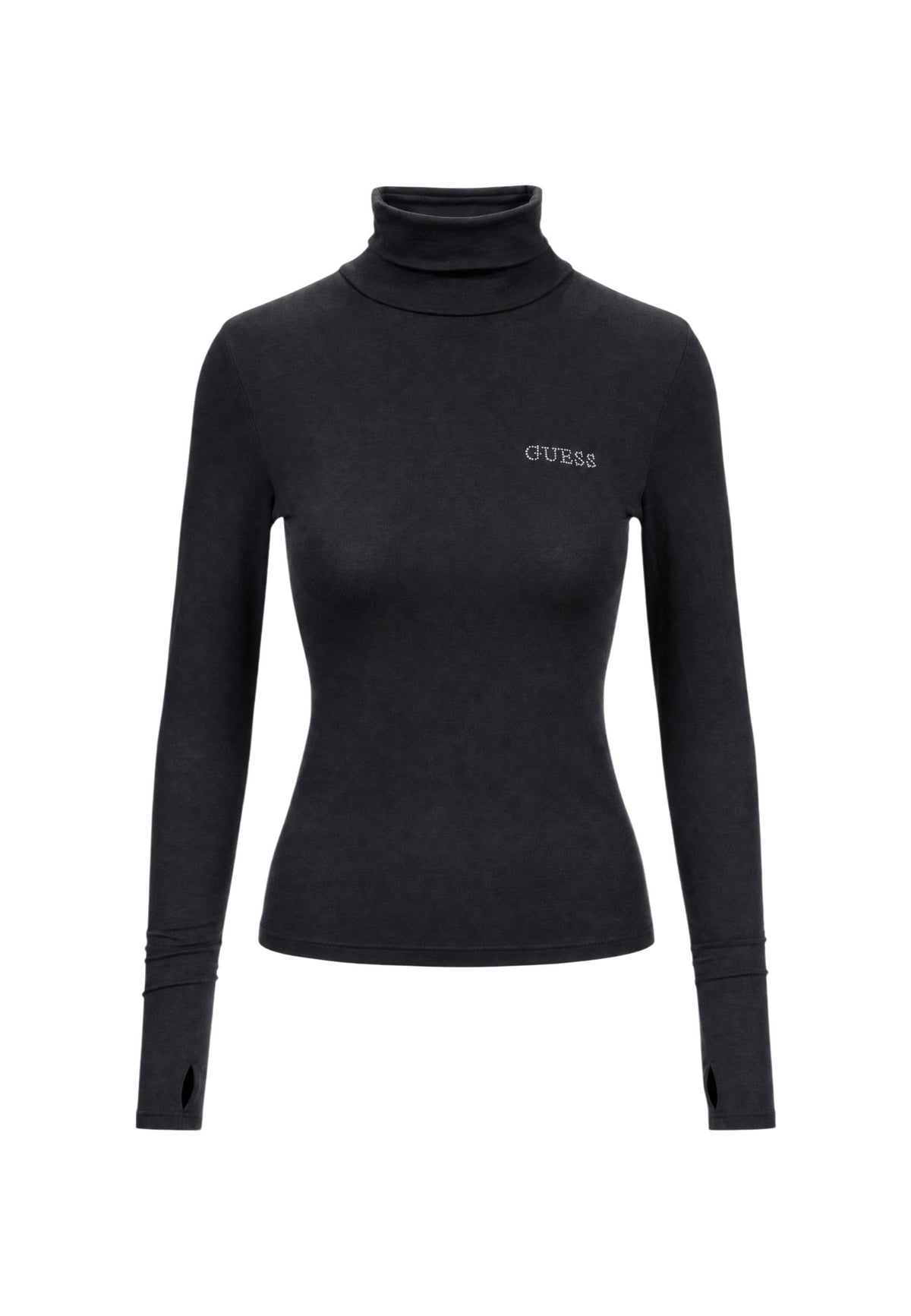 T-shirt Guess couleur noir — vue 3