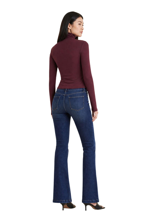 T-shirt Guess couleur bordeaux — vue 2