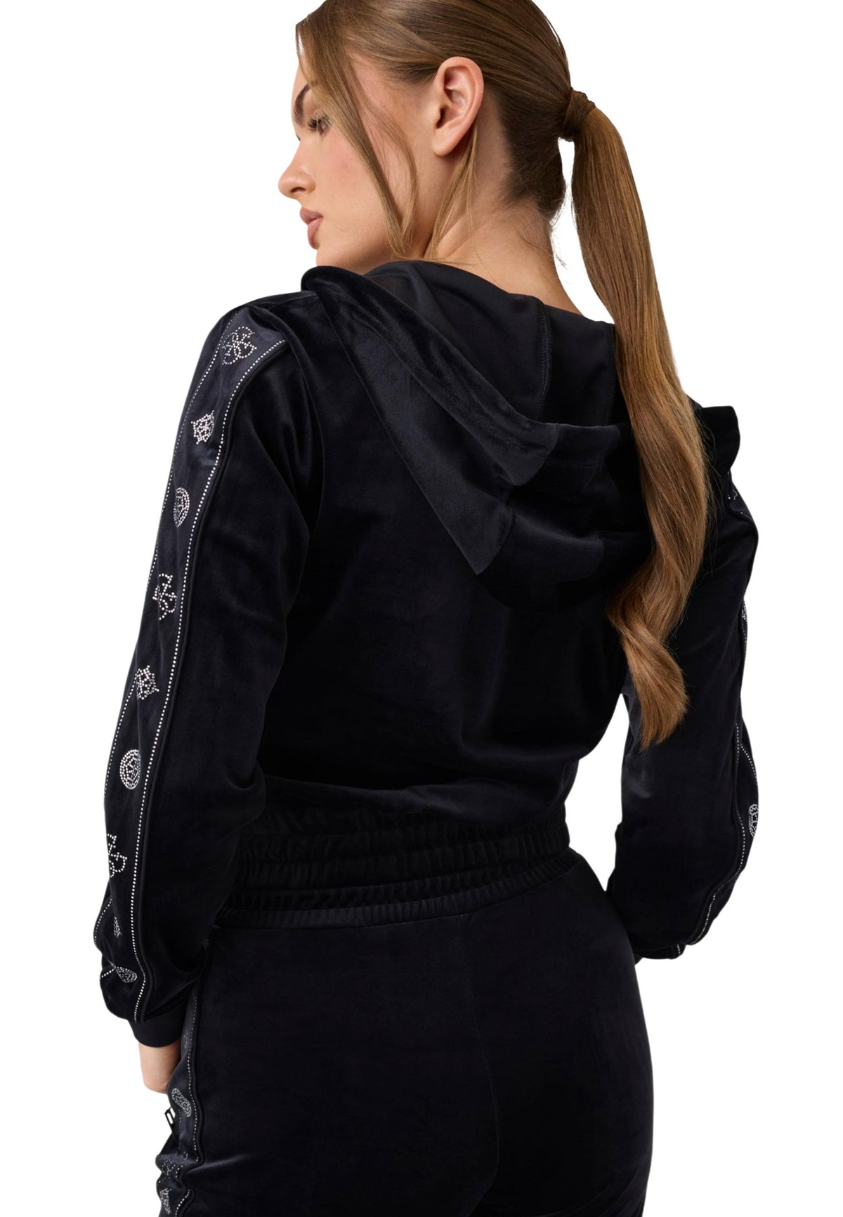 Sweat Guess Active couleur noir — vue 2