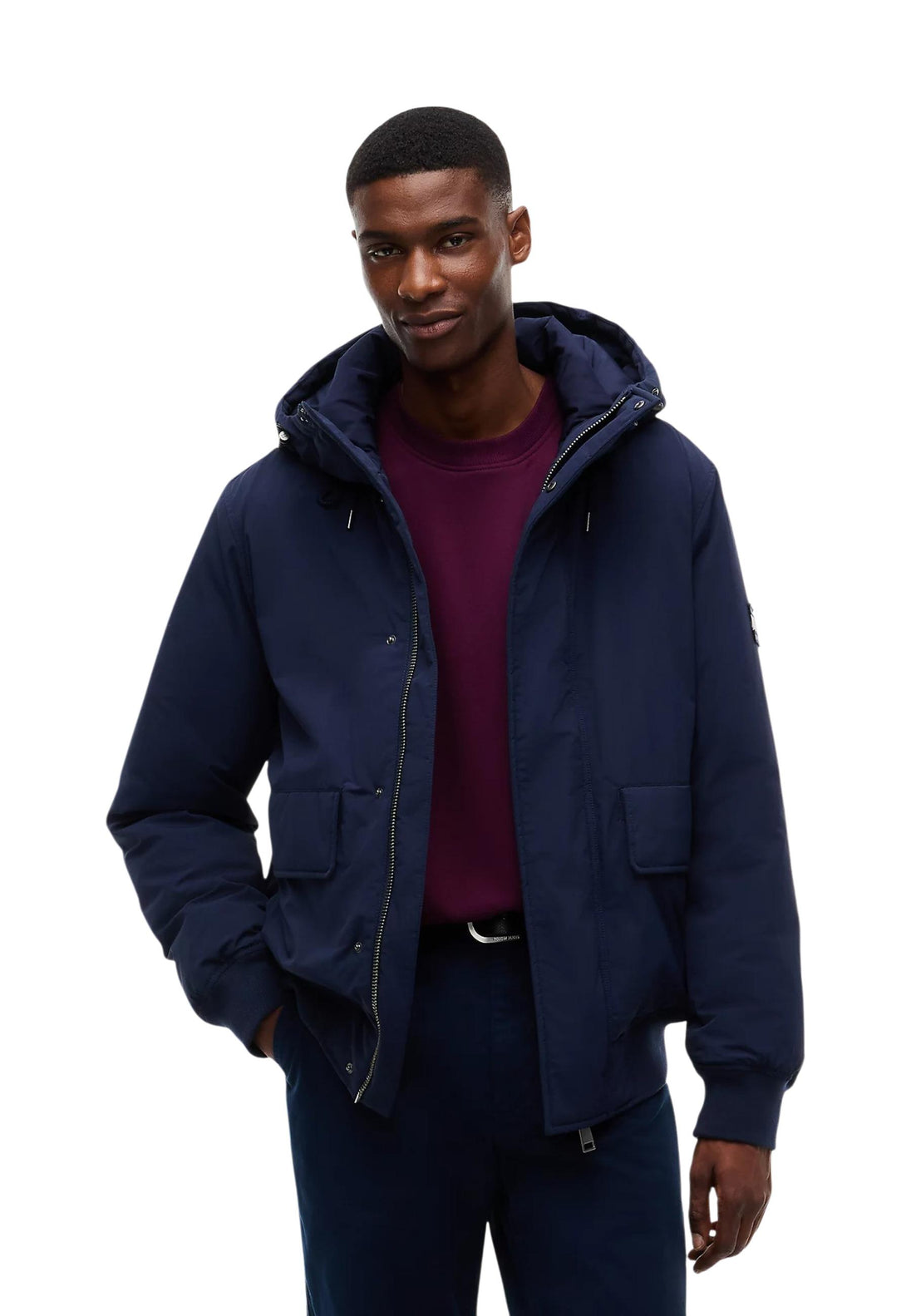 Veste Tommy Hilfiger Jeans couleur bleu