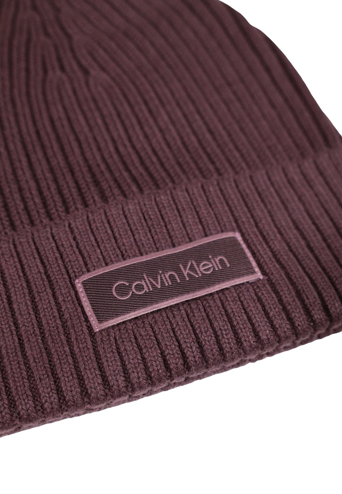 Chapeau Calvin Klein couleur violet — vue 2
