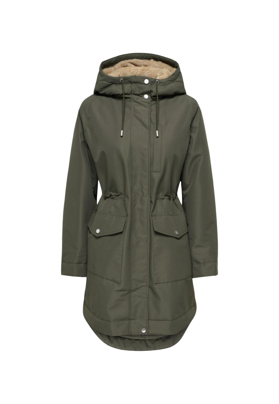 Manteau Jacqueline De Yong couleur vert — vue 3