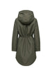 Manteau Jacqueline De Yong couleur vert — vue 4