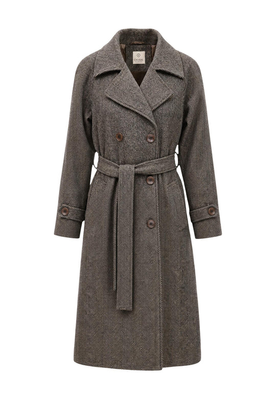 Manteau Choral couleur marron — vue 2
