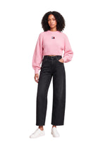 Pull Tommy Hilfiger Jeans couleur rose — vue 3