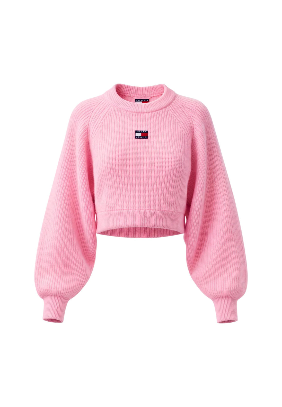 Pull Tommy Hilfiger Jeans couleur rose — vue 2