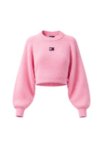 Pull Tommy Hilfiger Jeans couleur rose — vue 2