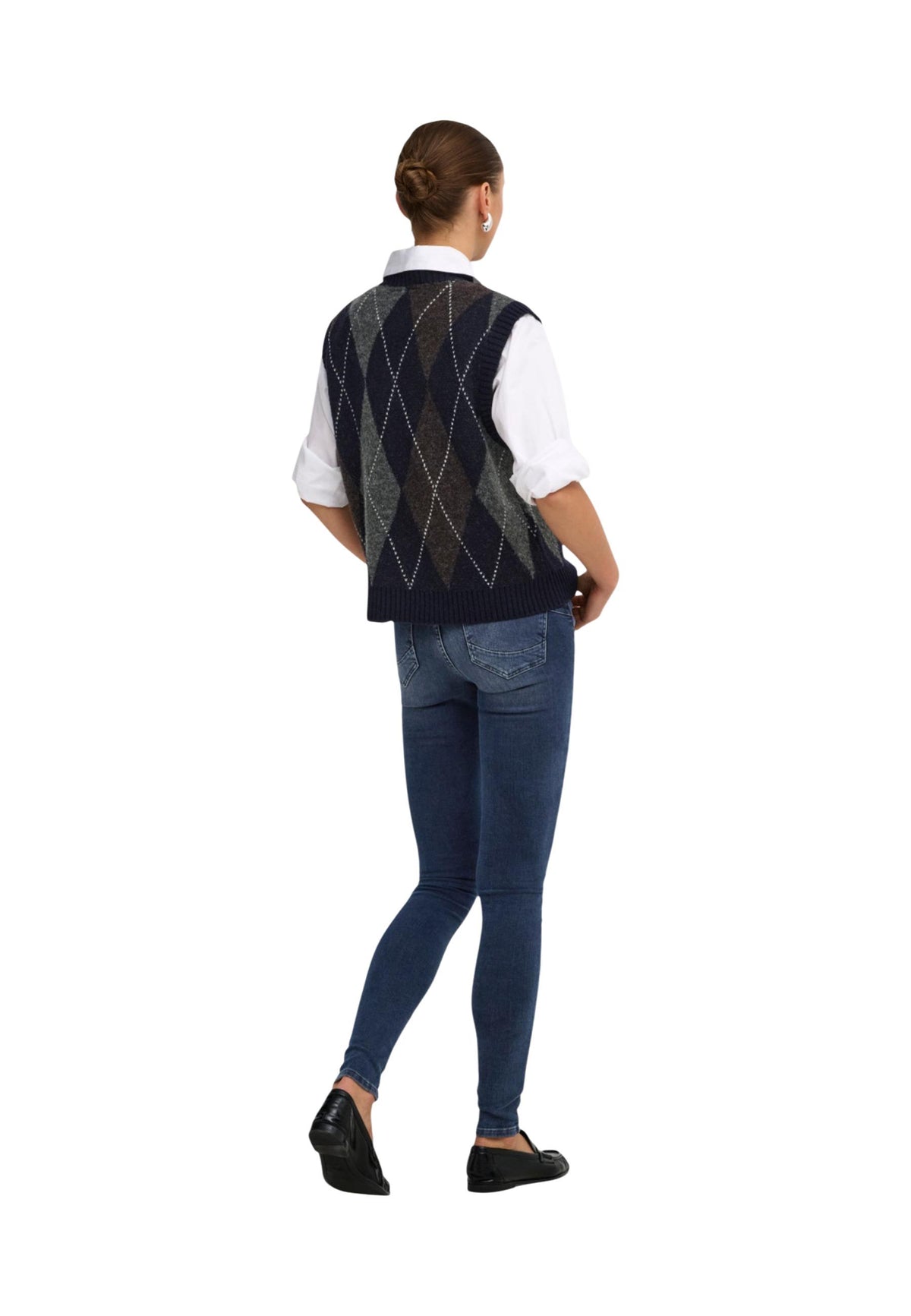 Gilet Only couleur bleu — vue 2
