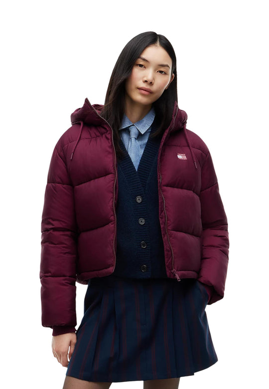 Veste Tommy Hilfiger Jeans couleur bordeaux