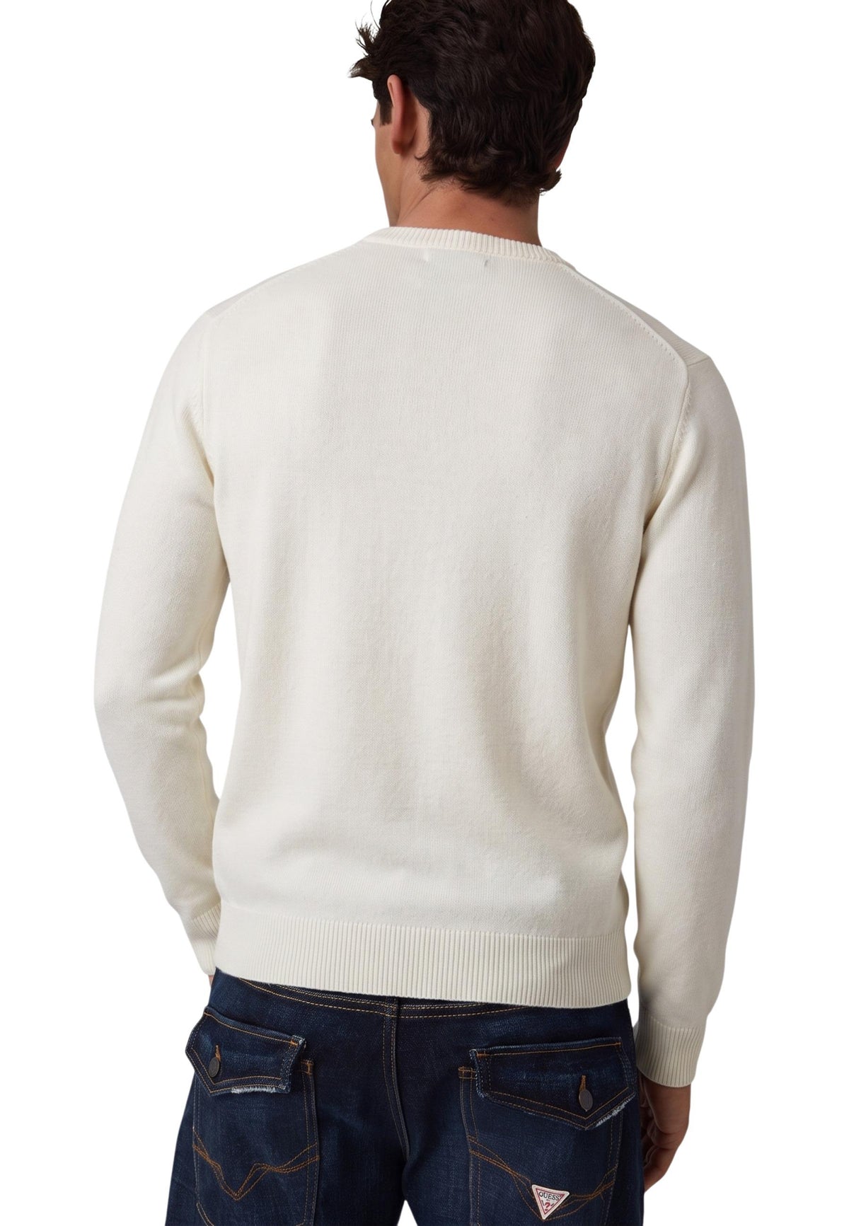 Pull Guess couleur beige — vue 5