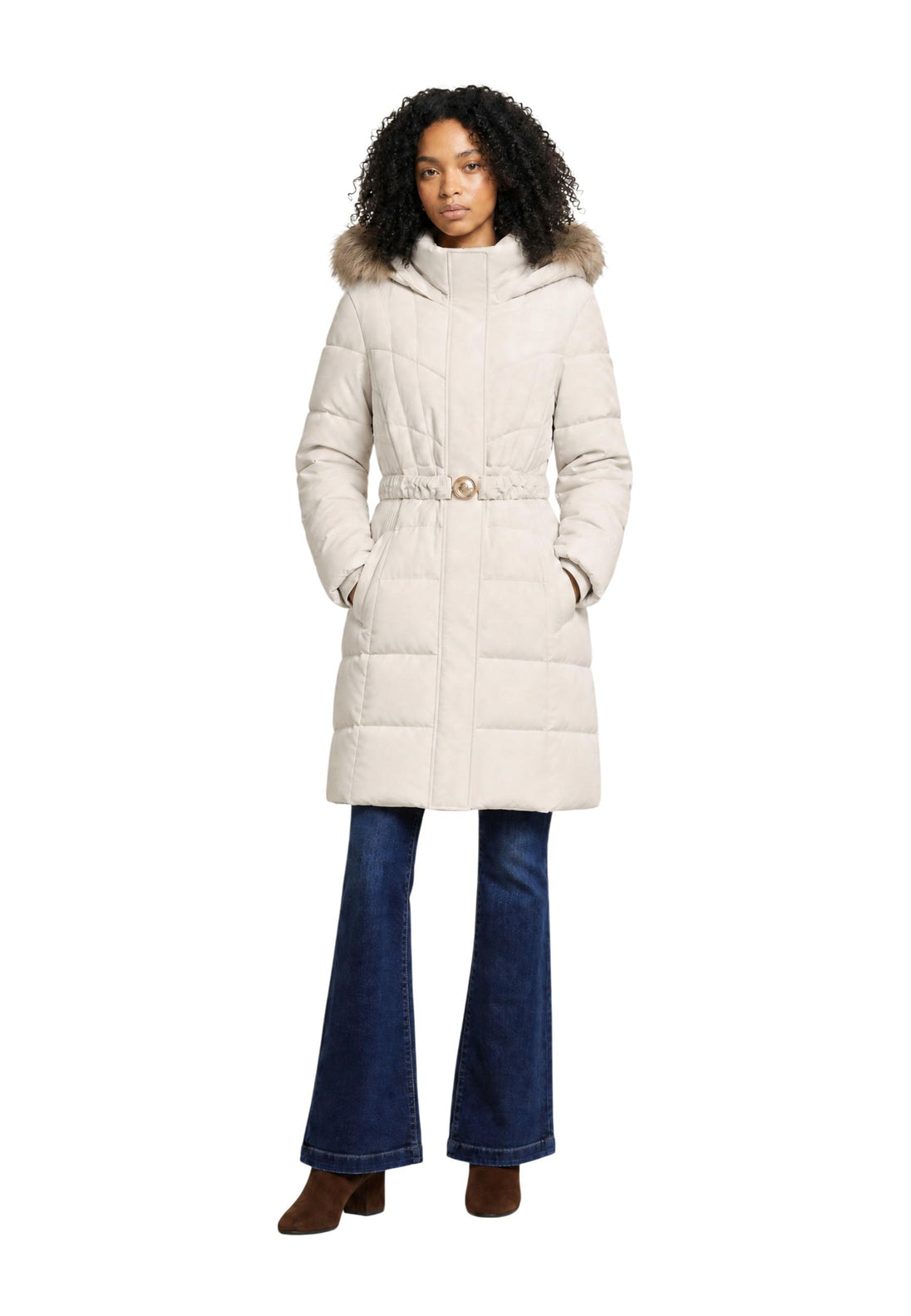 Veste Guess couleur beige — vue 5