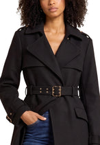 Manteau Guess couleur noir — vue 4