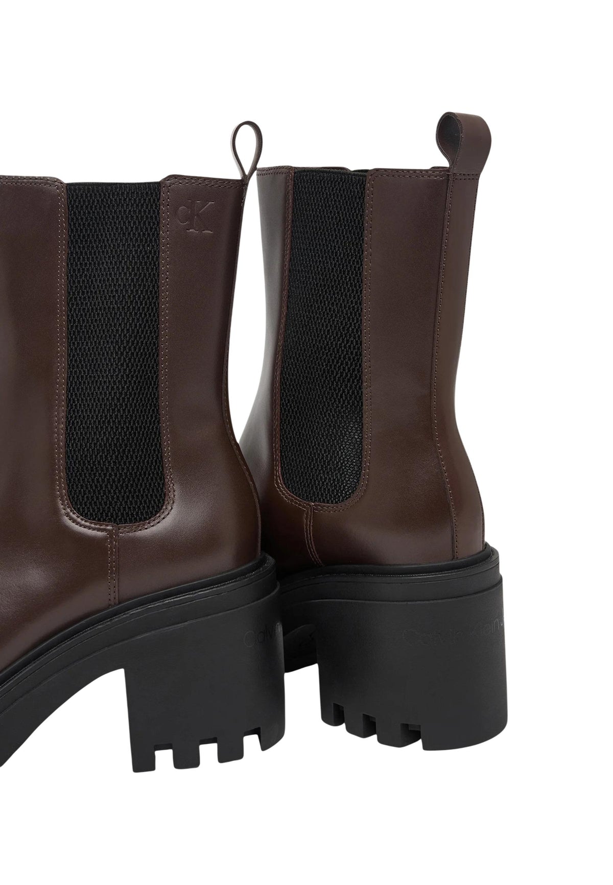 Bottes Calvin Klein couleur marron — vue 5