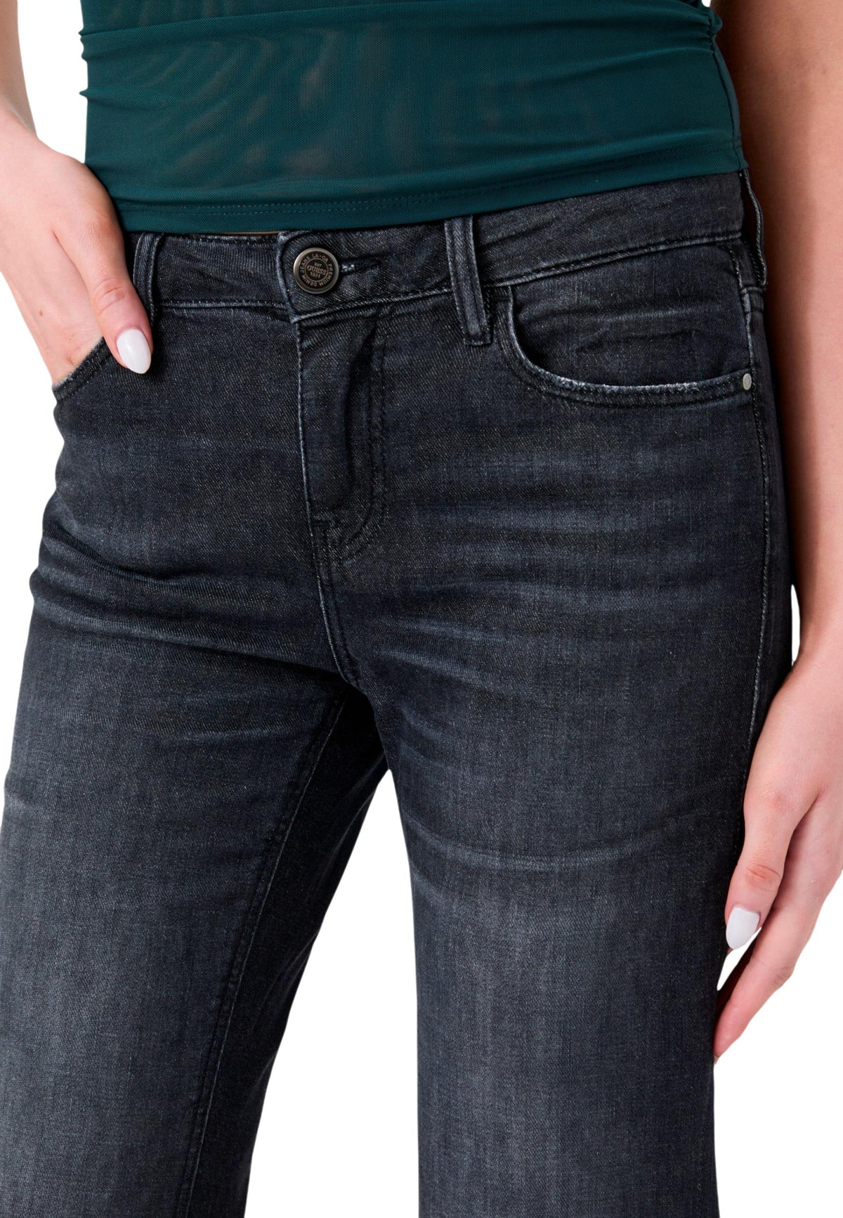 Pantalon Guess couleur noir — vue 4