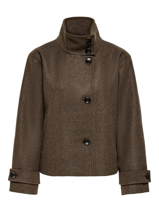 Manteau Only couleur marron