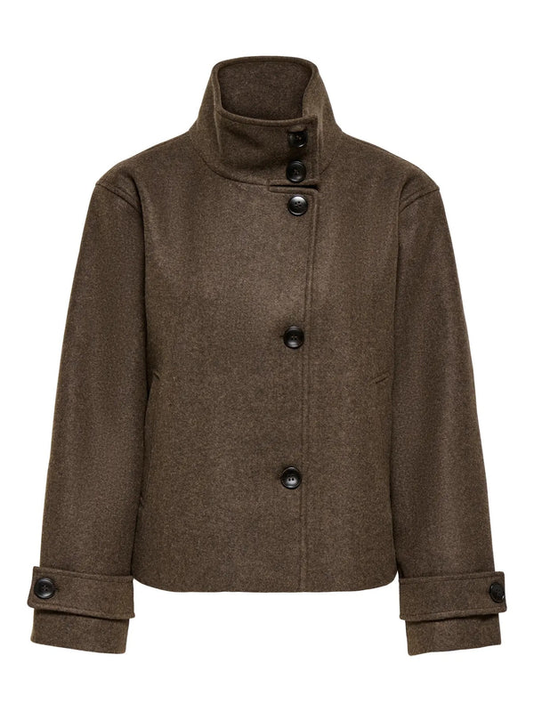 Manteau Only couleur marron
