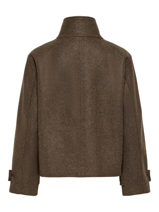 Manteau Only couleur marron — vue 2