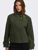 Manteau Only couleur vert — vue 3