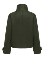 Manteau Only couleur vert — vue 7