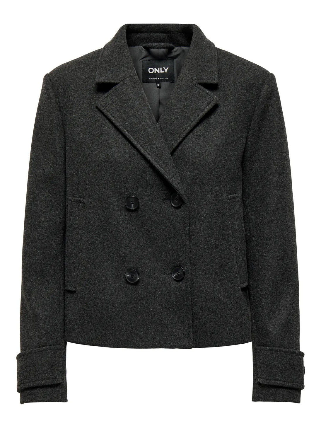 Manteau Only couleur gris — vue 6