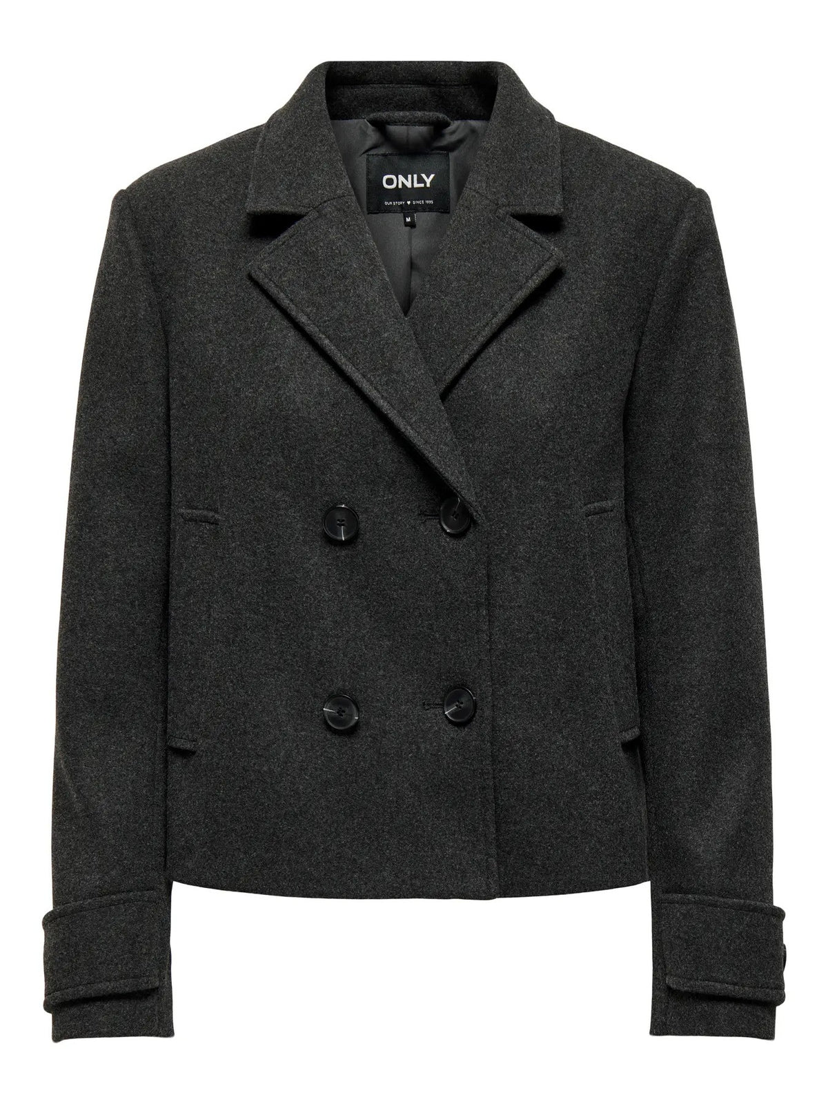 Manteau Only couleur gris — vue 6