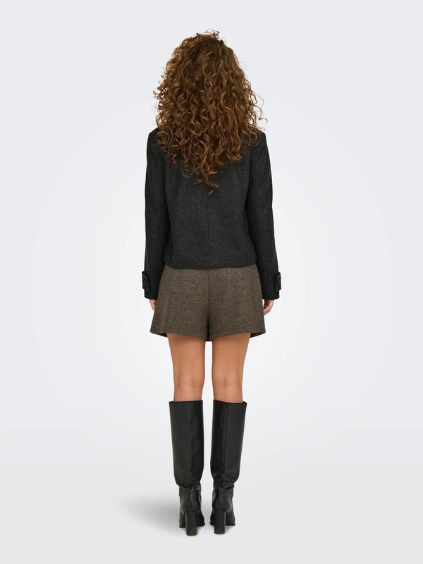 Manteau Only couleur gris — vue 2