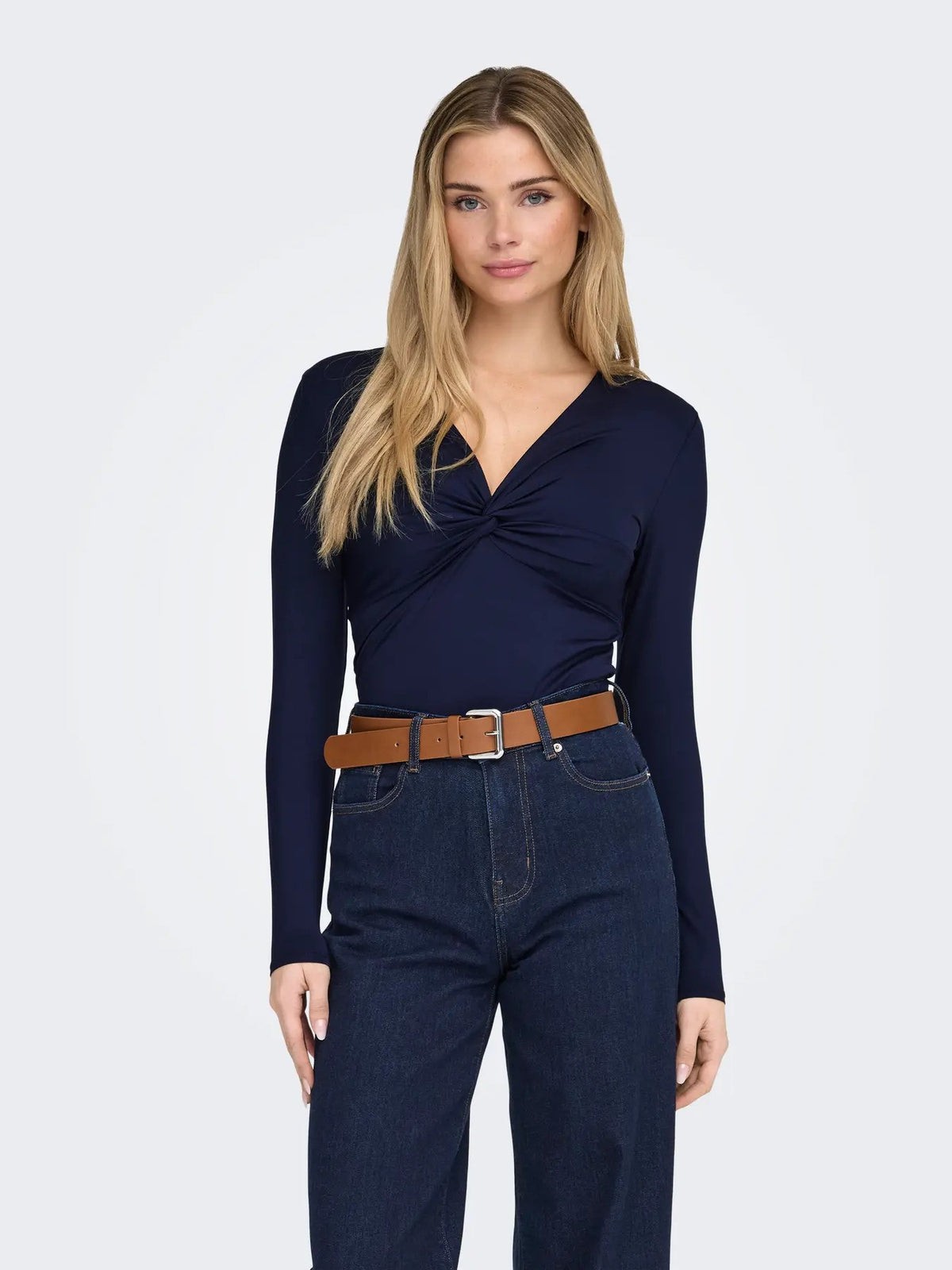 T-shirt Only couleur bleu